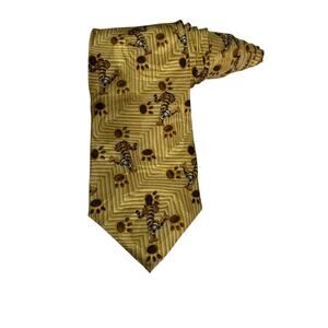 Walt Disney World Winnie The Pooh Tigger Vintage Necktie 100% Silk Novelty
